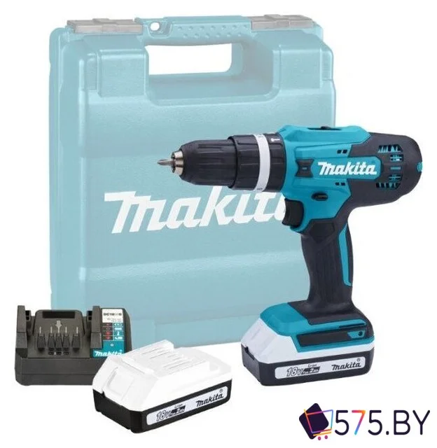 Ударная дрель-шуруповерт Makita HP488D006 (с 2-мя АКБ, кейс) в магазине 575.by