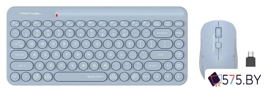 Офисный набор A4Tech Fstyler FG3200 Air2 (синий) в магазине 575.by