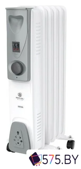 Масляный радиатор Royal Clima Siena ROR-S5-1000M в магазине 575.by