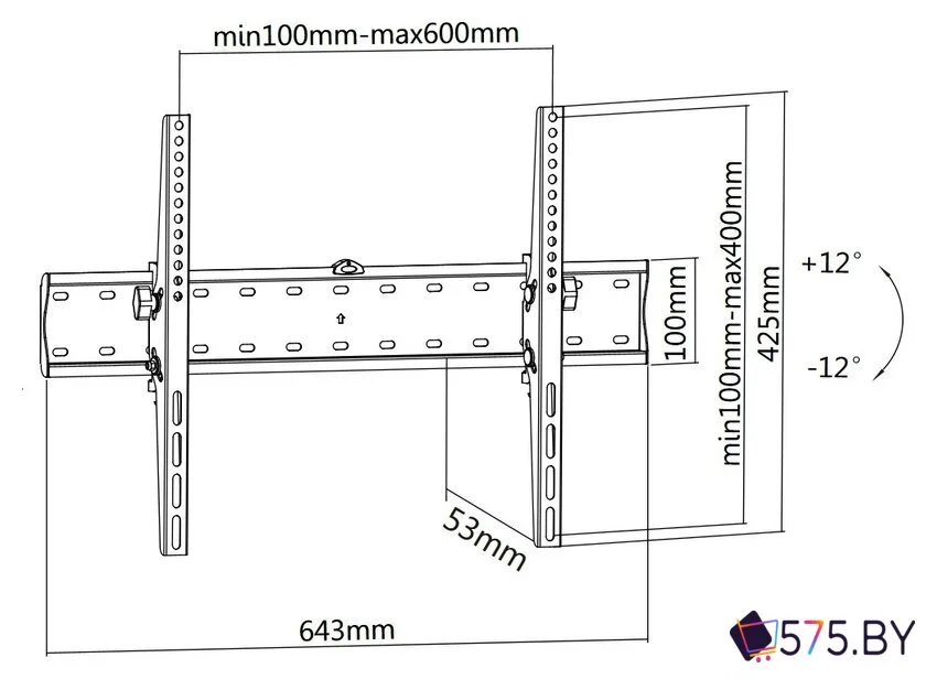 Кронштейн для телевизора Ultramounts UM839T в магазине 575.by