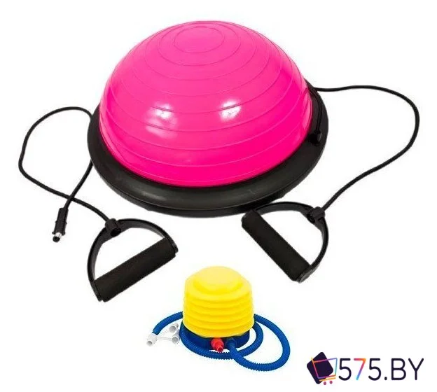 Балансир AMETIST Bosu Ball (розовый) в магазине 575.by