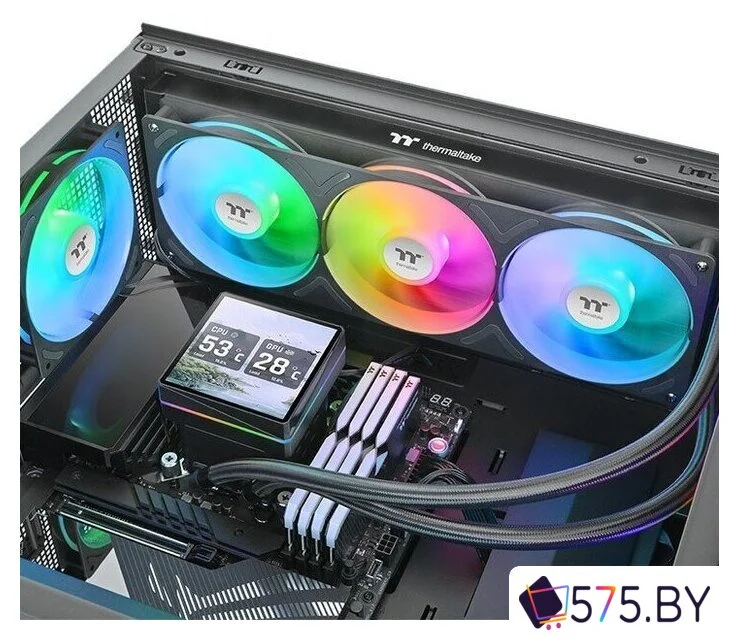 Система жидкостного охлаждения для процессора Thermaltake TH360 V3 Ultra ARGB Sync CL-W474-PL12SW-A в магазине 575.by