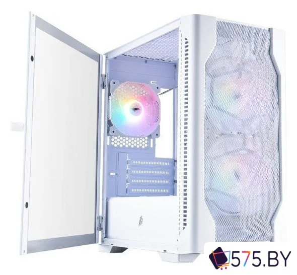 Корпус 1stPlayer D4-M FRGB (белый) в магазине 575.by