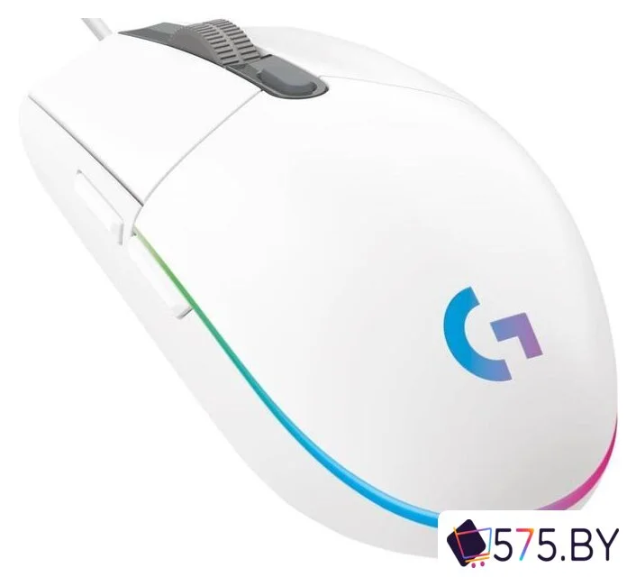 Игровая мышь Logitech G203 Lightsync (белый) в магазине 575.by