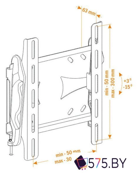 Кронштейн для телевизора Holder LCDS-5010 в магазине 575.by