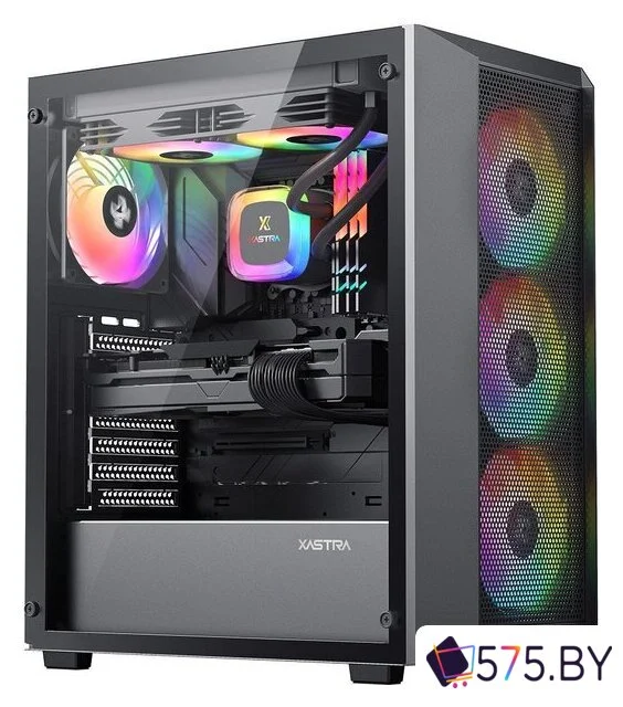 Корпус XASTRA A406 4ARGB (черный) в магазине 575.by
