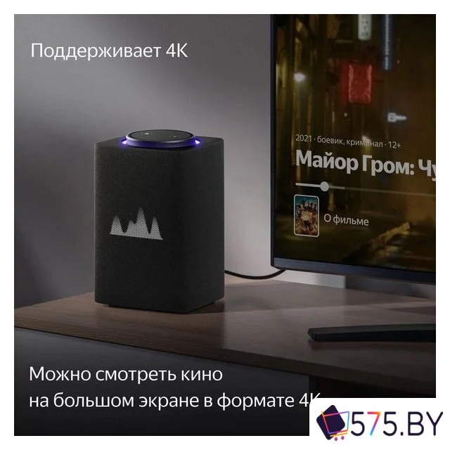 Умная колонка Яндекс Станция Макс (с хабом умного дома Zigbee, графит) в магазине 575.by