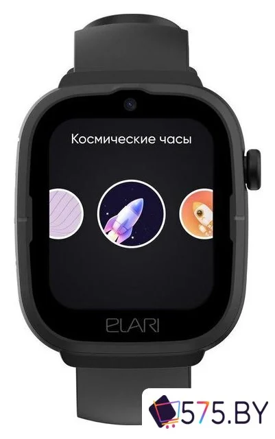 Детские умные часы Elari KidPhone 4G Go (черный) в магазине 575.by