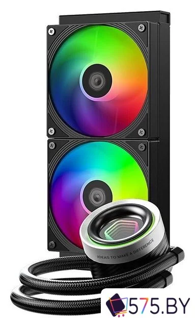 Система жидкостного охлаждения для процессора ID-Cooling FX240 INF Black в магазине 575.by