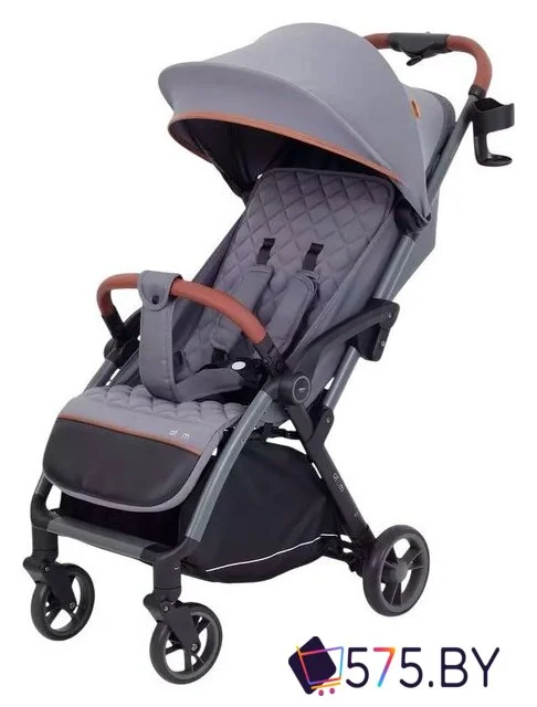 Коляска прогулочная «книга» MOWbaby Атом MB200 (Grey) в магазине 575.by