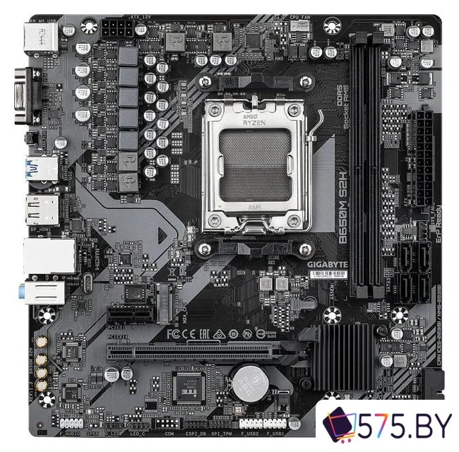 Материнская плата Gigabyte B650M S2H (rev. 1.3) в магазине 575.by