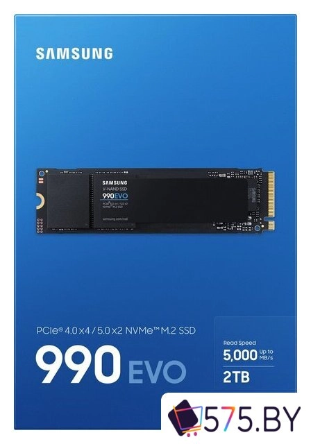 SSD Samsung 990 Evo 2TB MZ-V9E2T0BW в магазине 575.by