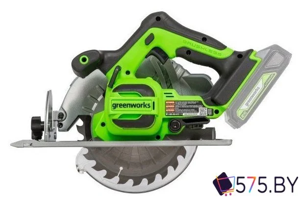 Дисковая (циркулярная) пила Greenworks GD24CS 1500907CUB (с 1-им АКБ) в магазине 575.by