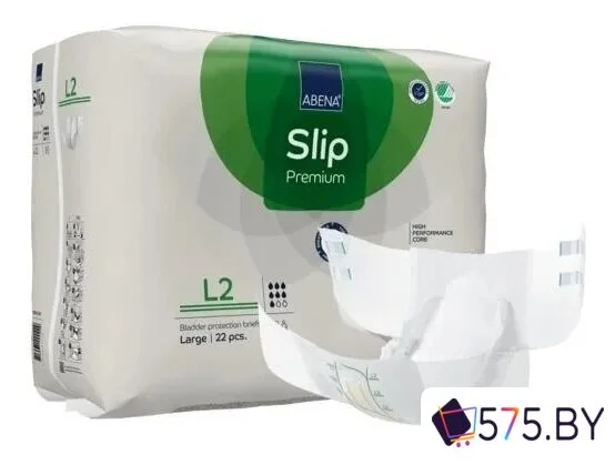 Подгузники для взрослых Abena Slip L2 Premium (22 шт) в магазине 575.by