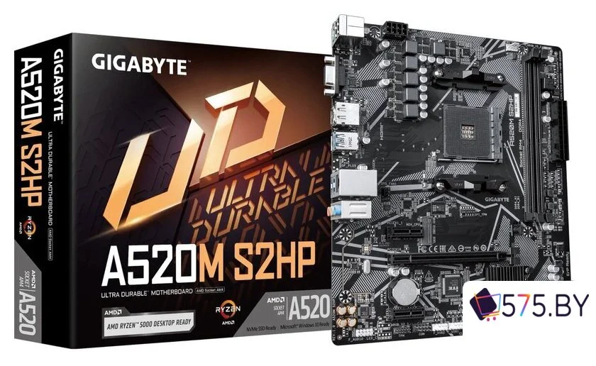 Материнская плата Gigabyte A520M S2HP в магазине 575.by