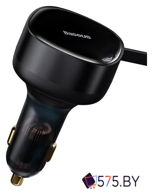 Автомобильное зарядное Baseus Enjoyment Pro 2-in-1 Car Charger C+L 60W C00057802111-02 в магазине 575.by