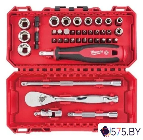 Набор отвертка с битами и головками Milwaukee 4932498381 (38 предметов) в магазине 575.by