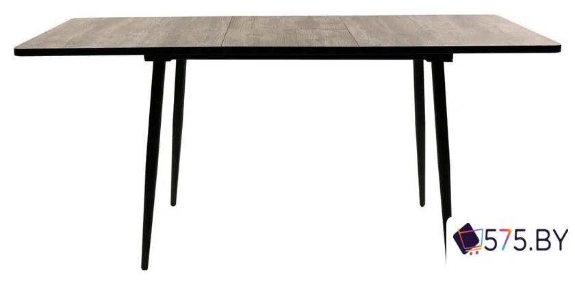 Кухонный стол ВВР Миллер (сосна пандероса/черный №2, Пластик 120-160/80) в магазине 575.by