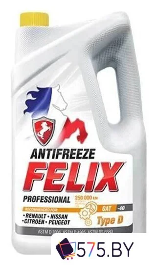 Антифриз Felix Type D 5кг в магазине 575.by