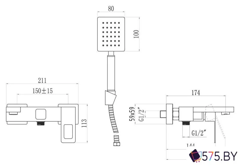 Смеситель Savol S-SUS4003H в магазине 575.by