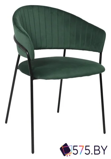 Стул с подлокотниками Алвест AV 433 (изумрудный бархат H-30/черный) в магазине 575.by