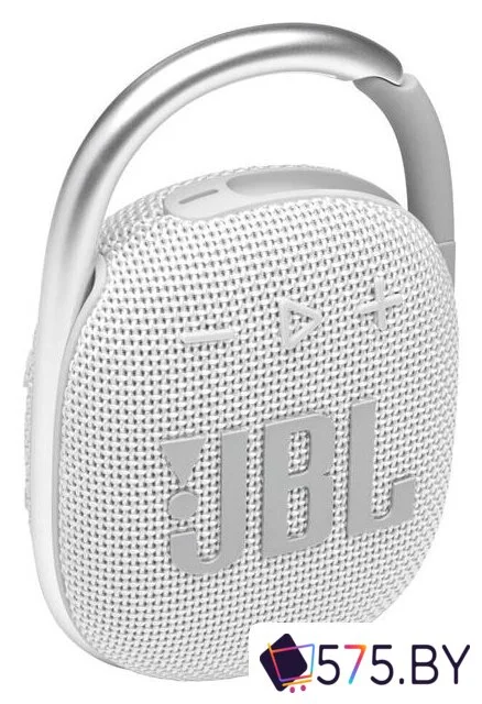 Беспроводная колонка JBL Clip 4 (белый) в магазине 575.by