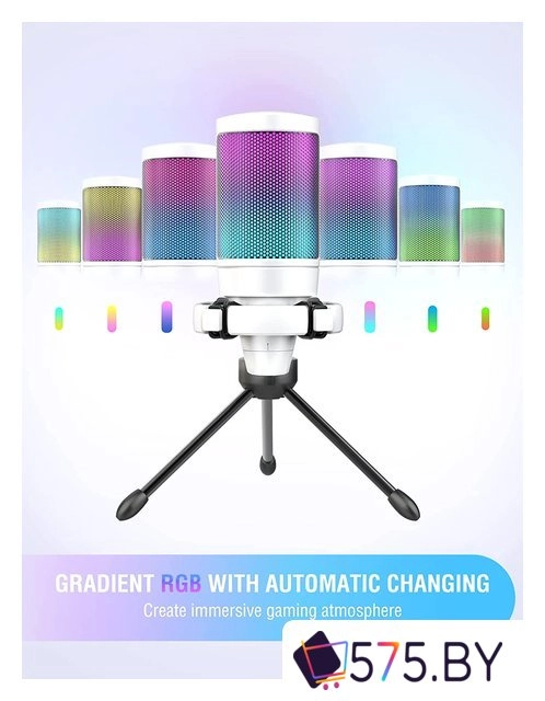 Проводной микрофон FIFINE A6V (белый) в магазине 575.by
