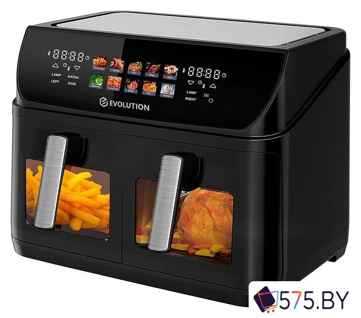 Аэрогриль (аэрофритюрница) Evolution AIRO 10400ТW Dual в магазине 575.by