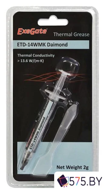 Термопаста ExeGate ETD-14WMK Diamond EX282339RUS (2 г.) в магазине 575.by