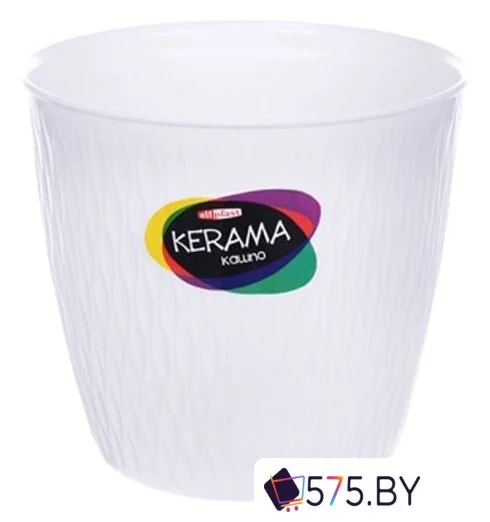 Кашпо Эльфпласт Kerama 497 8.5 л (белый) в магазине 575.by
