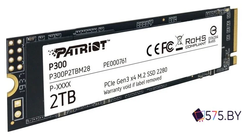SSD Patriot P300 2TB P300P2TBM28 в магазине 575.by
