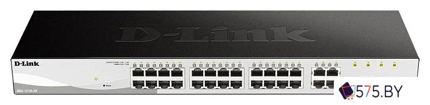 Управляемый коммутатор 2-го уровня D-Link DGS-1210-28/FL2A в магазине 575.by