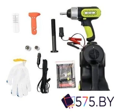 Автомобильный компрессор AutoHelp Набор 4в1 в чемодане с пультом дистанционного управления в магазине 575.by