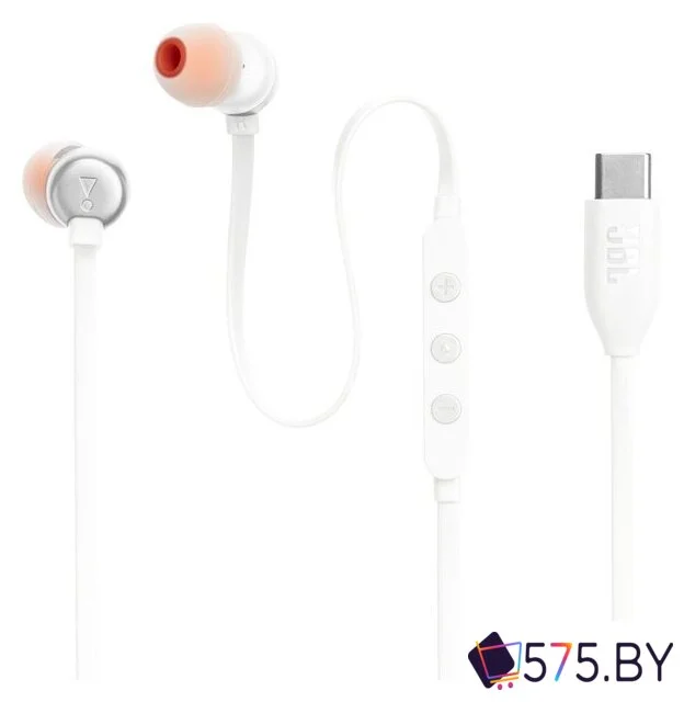 Наушники JBL Tune 310C (белый) в магазине 575.by