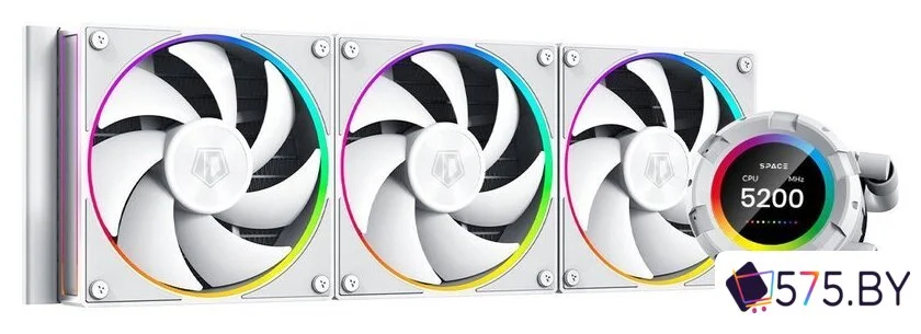 Система жидкостного охлаждения для процессора ID-Cooling SL360 White в магазине 575.by