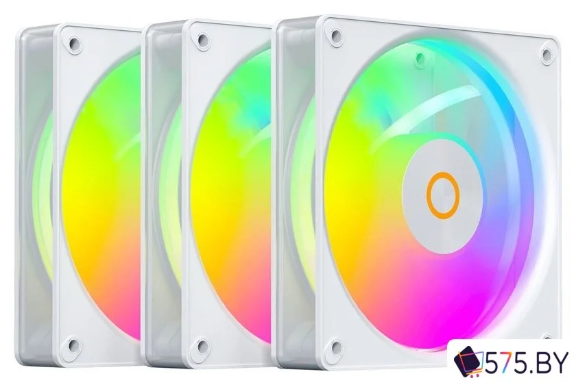Комплект вентиляторов для корпуса Ocypus Gamma F12 Elite WH ARGB Reverse Blade 3IN1 в магазине 575.by
