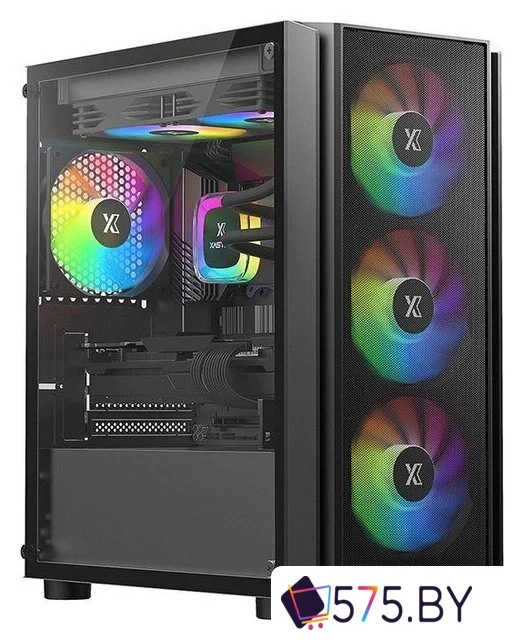 Корпус XASTRA A402M 4FRGB (черный) в магазине 575.by