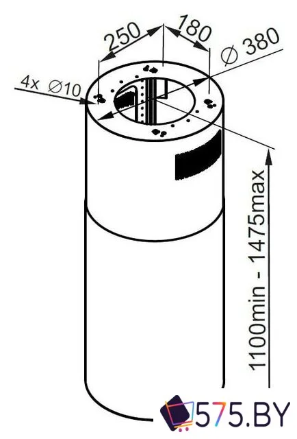 Кухонная вытяжка MAUNFELD Lee Push (нержавеющая сталь) в магазине 575.by
