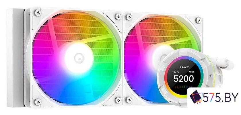 Система жидкостного охлаждения для процессора ID-Cooling Space SL240 XE WHITE в магазине 575.by