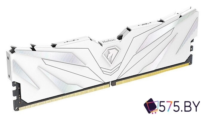 Оперативная память Netac Shadow II White 8ГБ DDR5 4800 МГц NTSWD5P48SP-08W в магазине 575.by