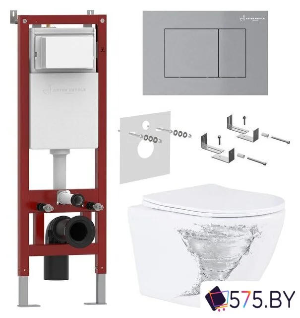Унитаз подвесной Asten Readle Zentralmodul AR0601-205M в магазине 575.by