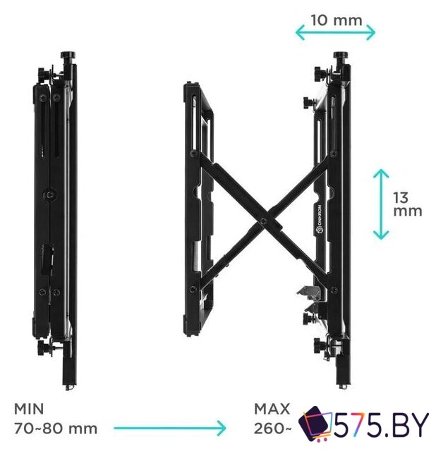 Кронштейн для информационной панели Onkron PRO7M (черный) в магазине 575.by