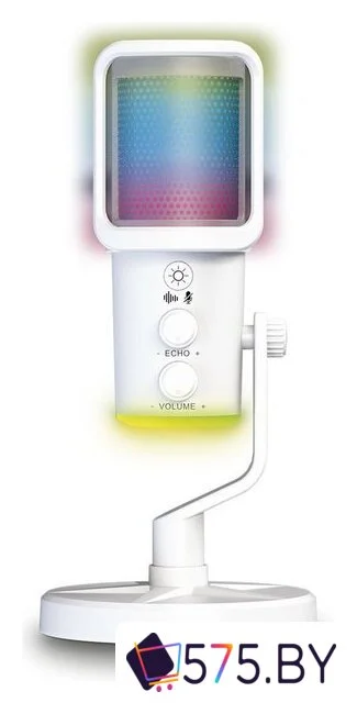 Проводной микрофон Ritmix RDM-178 USB Gaming (белый) в магазине 575.by