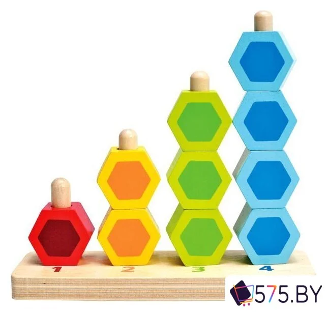 Сортер Hape Цветные соты E0504-HP в магазине 575.by