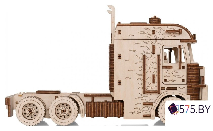 Сборная модель Eco-Wood-Art Тягач Король дорог в магазине 575.by