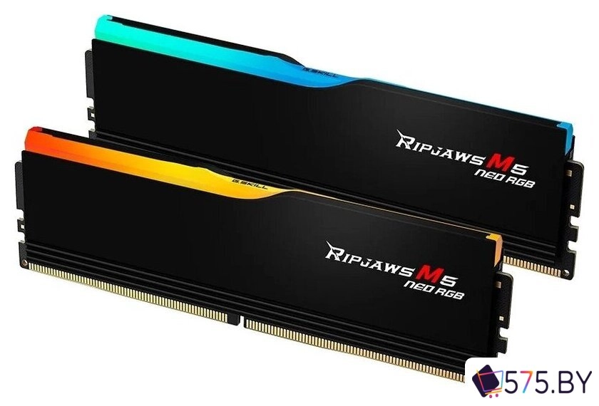 Оперативная память G.Skill Ripjaws M5 Neo RGB 2x32ГБ DDR5 6000 МГц F5-6000J3040G32GX2-RM5NRK в магазине 575.by