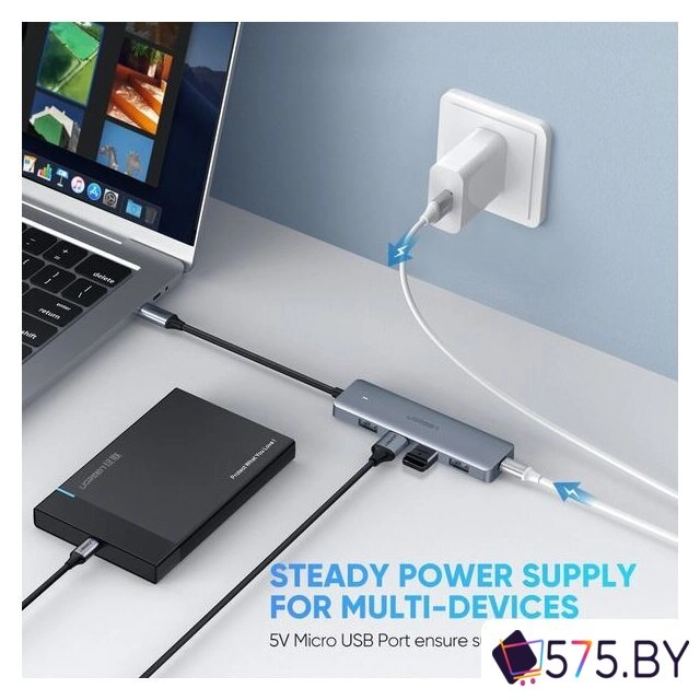 USB-хаб Ugreen CM219 70336 в магазине 575.by