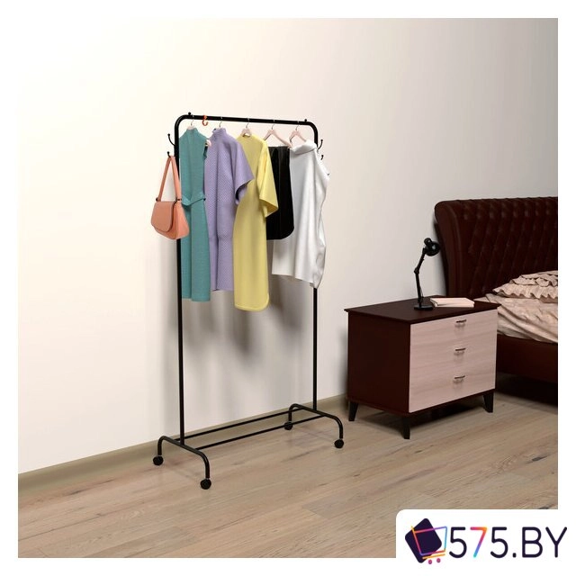 Стойка для одежды ЗМИ Радуга 2 ВНП 299 (черный) в магазине 575.by