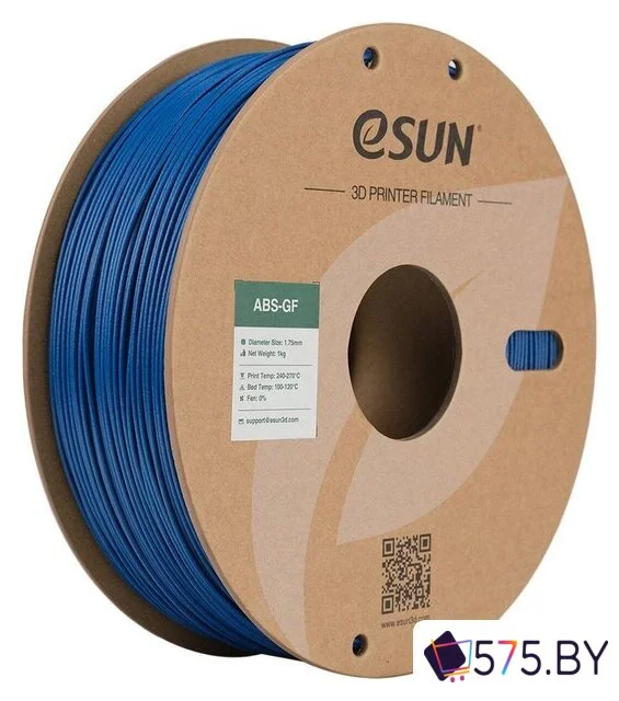 Пластик eSUN ABS-GF ABS-GF175U1TZ1 (1.75мм, 1кг, синий) в магазине 575.by