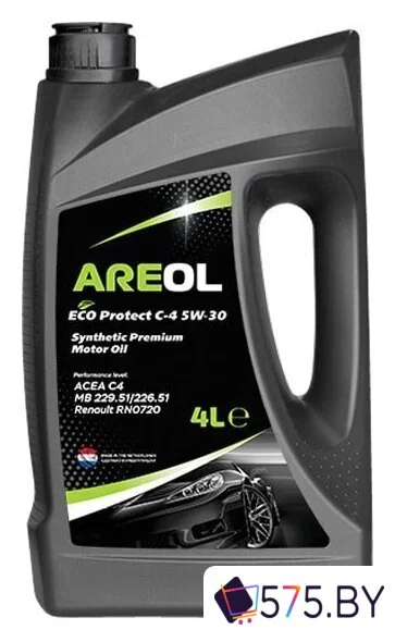 Моторное масло Areol ECO Protect C-4 5W-30 4л в магазине 575.by